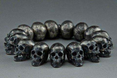 Angel Violin Skull Earring
