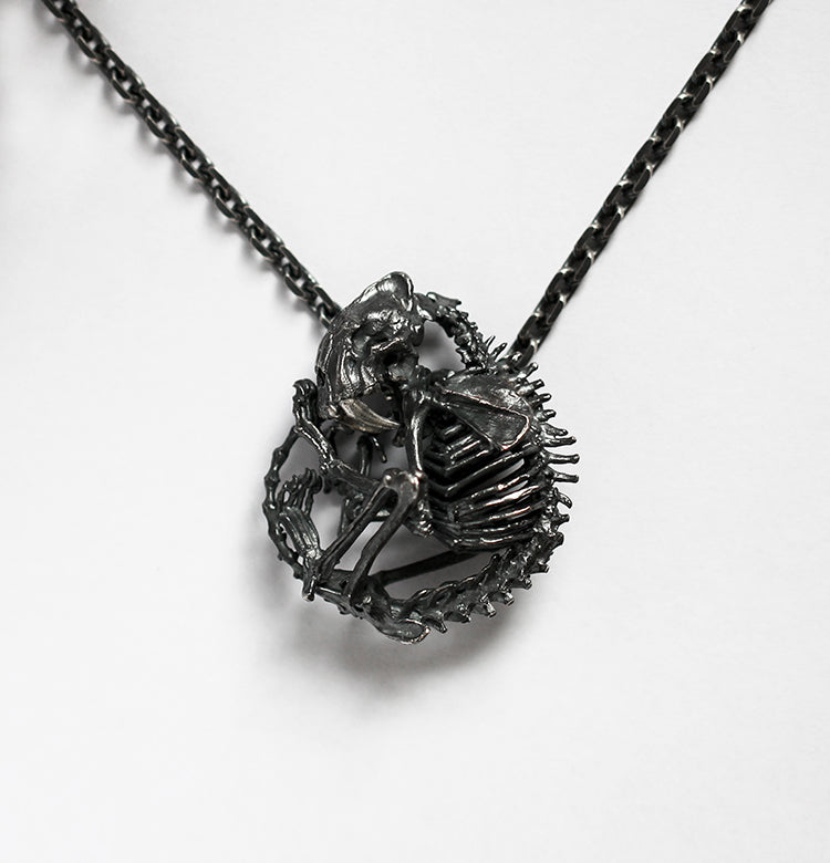 Saber-toothed Tiger Skeleton Necklace - Holy Buyble