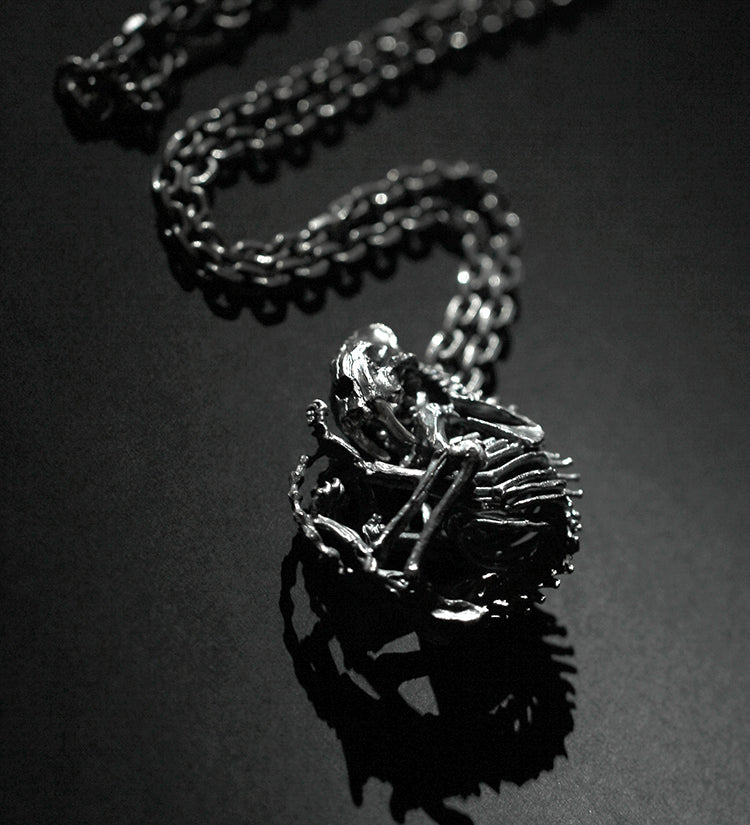 Saber-toothed Tiger Skeleton Necklace - Holy Buyble