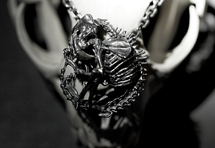 Saber-toothed Tiger Skeleton Necklace - Holy Buyble