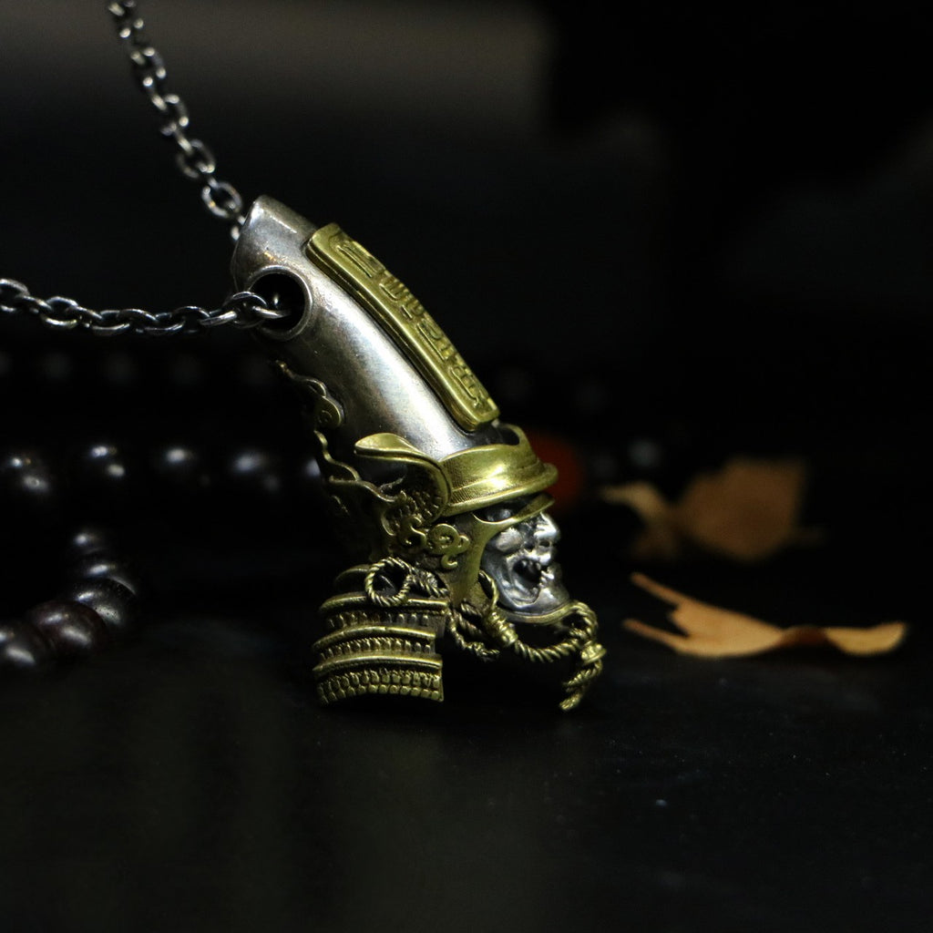 Samurai Skull Necklace