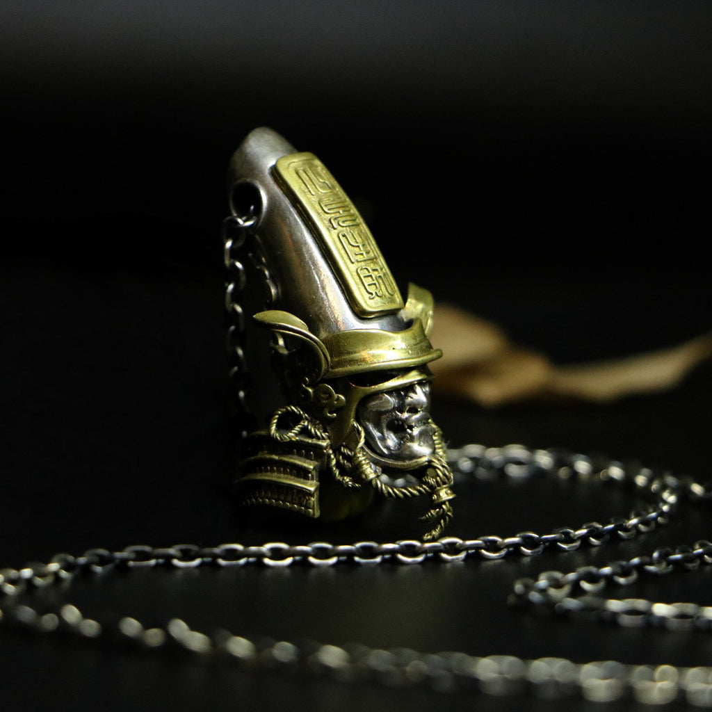 Samurai Skull Necklace