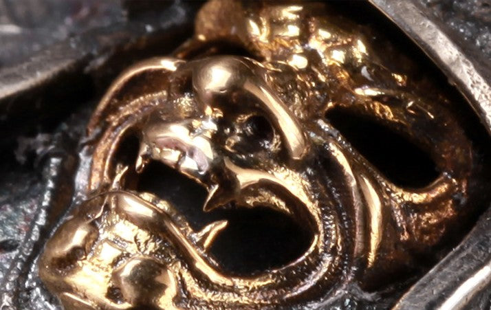Japanese Samurai Mask Pendant - Holy Buyble