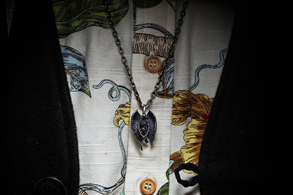 Fallen Angel Skeleton Necklace - Holy Buyble