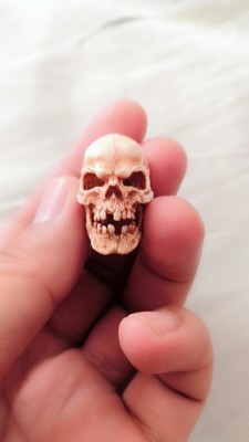 Decayed Deer Antler Skull Bead - Holy Buyble