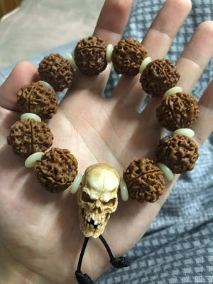 Decayed Deer Antler Skull Bead - Holy Buyble