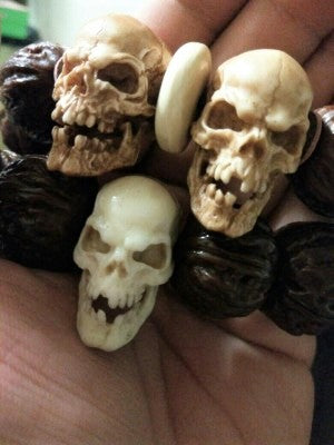 Decayed Deer Antler Skull Bead - Holy Buyble