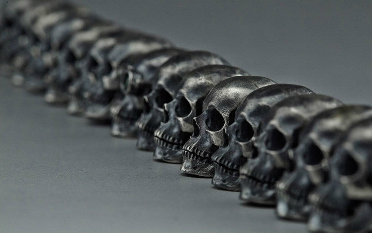 Steampunk Chain Skull Bracelet - Holy Buyble