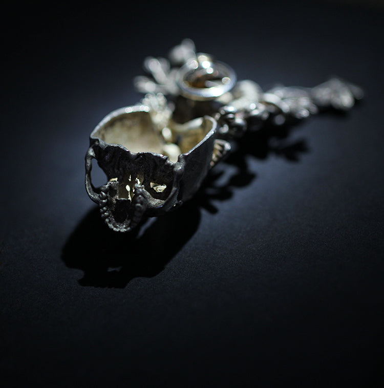 Skull Butterfly Brooch - Holy Buyble