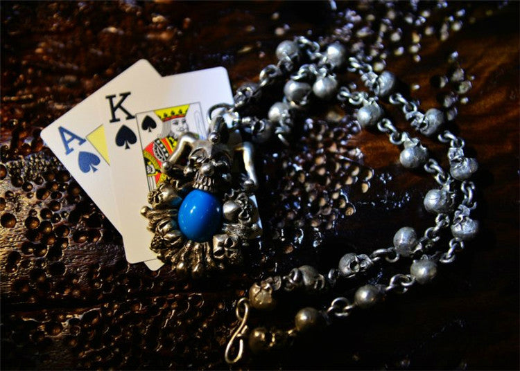 Clown King Skull Necklace - Holy Buyble