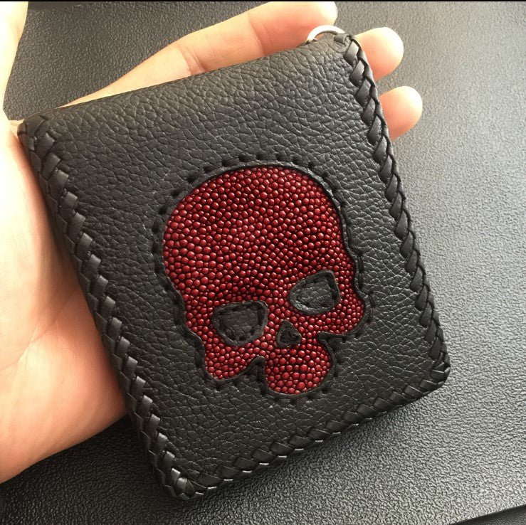 Stingray Red Skull Wallet - Holy Buyble