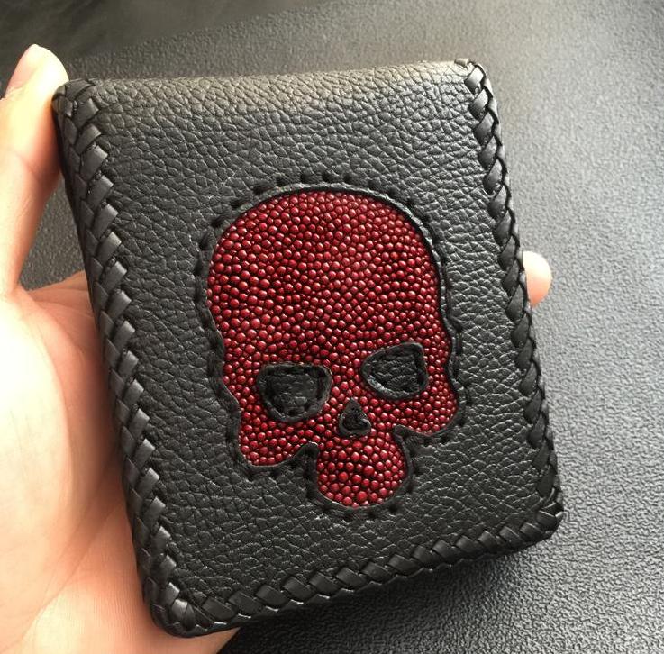 Stingray Red Skull Wallet - Holy Buyble