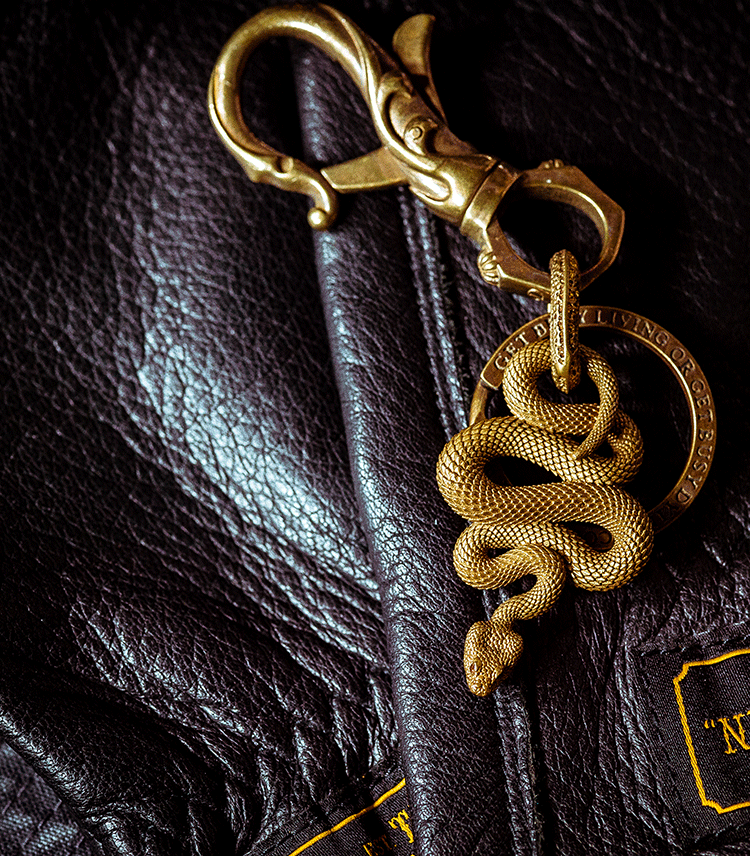 Snake Pendant Key Ring - Holy Buyble