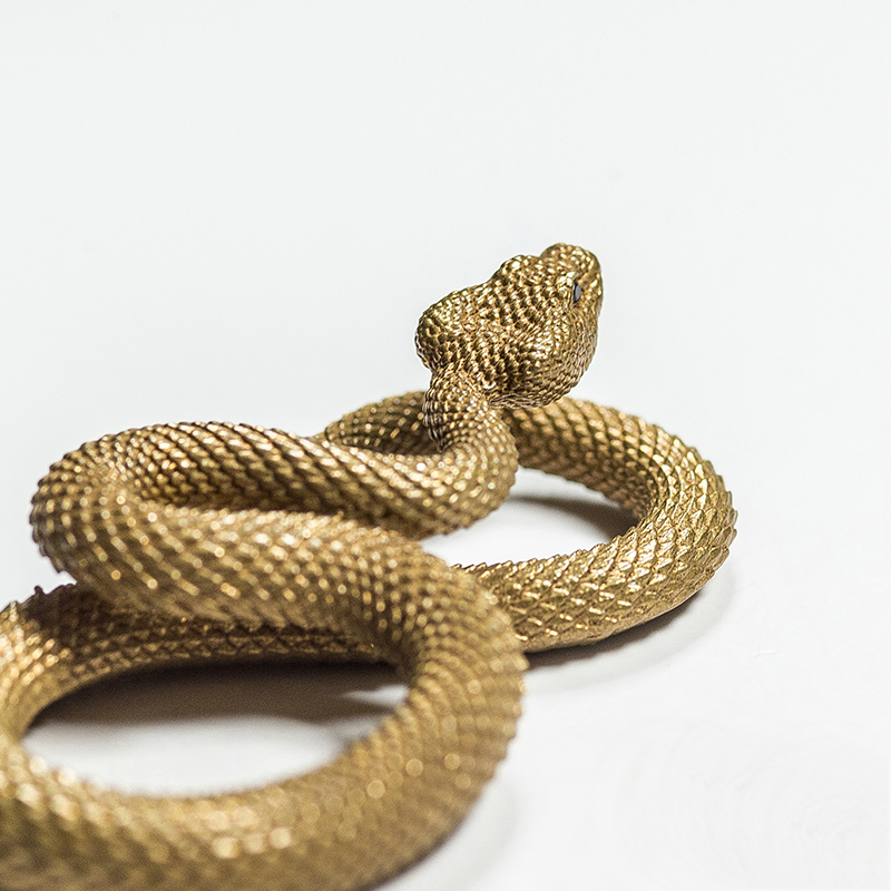 Snake Pendant Key Ring Large - Holy Buyble