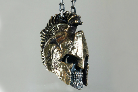 🐍 Golden Brass Viper Snake Shoe Lace Charm
