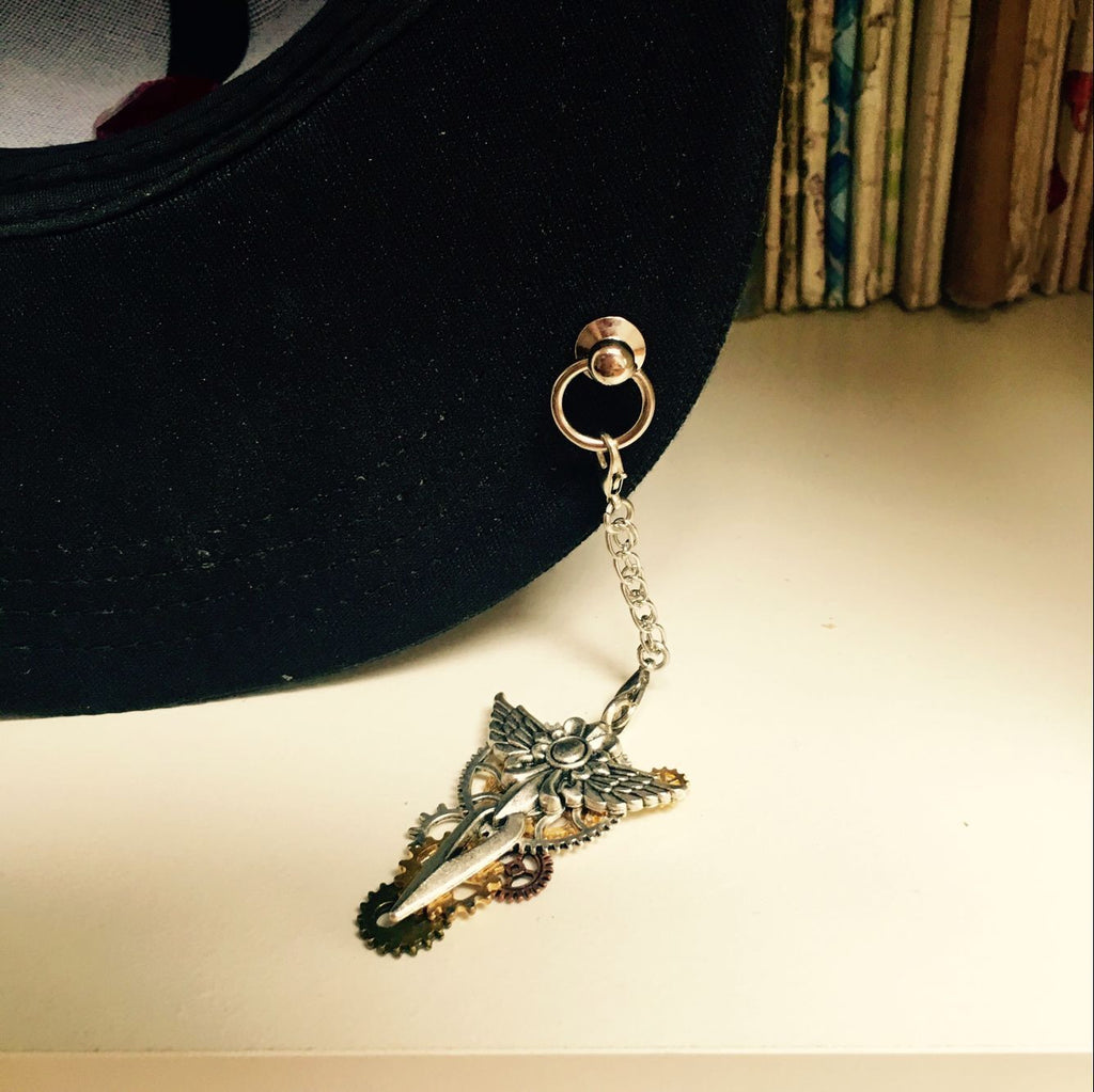 Steampunk Cross & Wings Snapback - Holy Buyble