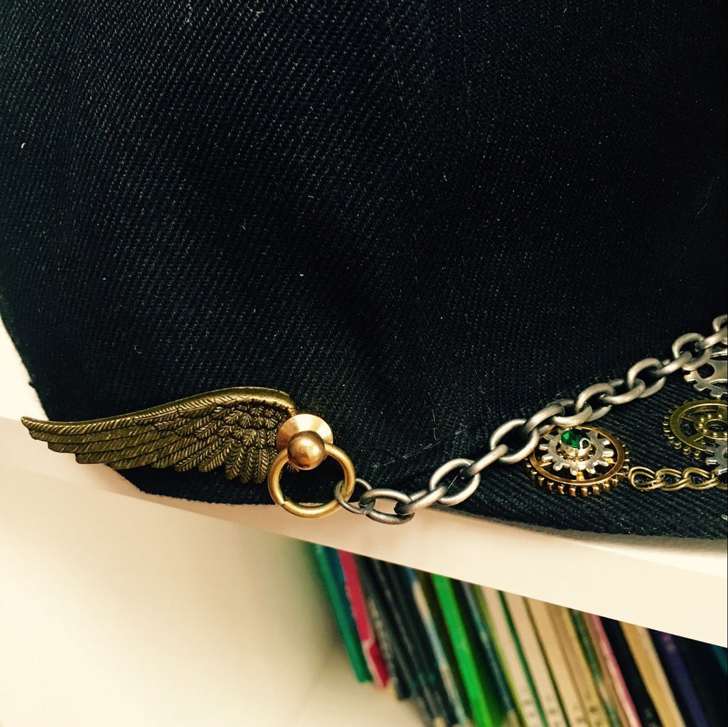 Steampunk Cross & Wings Snapback - Holy Buyble