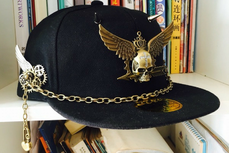 Steampunk Skull & Wings Snapback - Holy Buyble