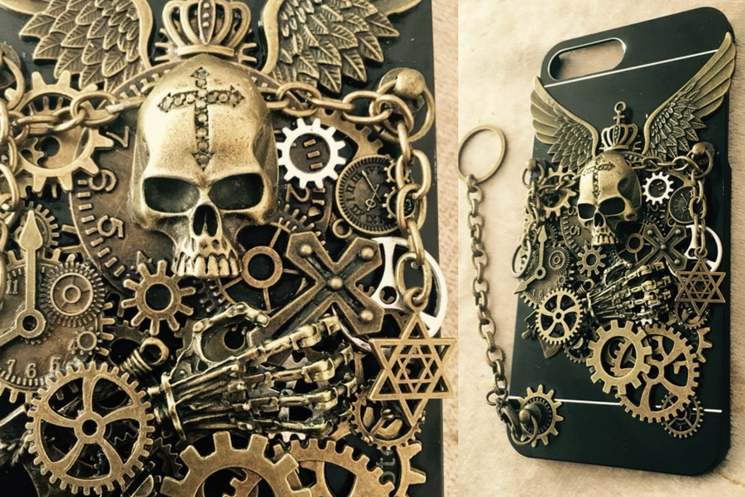 Steampunk Skull iPhone 6P & 7P Case - Holy Buyble