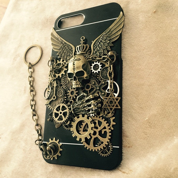 Steampunk Skull iPhone 6P & 7P Case - Holy Buyble