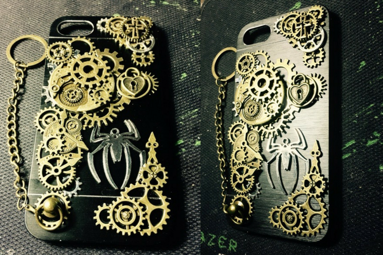 Steampunk Spider iPhone 6, 6s, 7, 7p Case - Holy Buyble