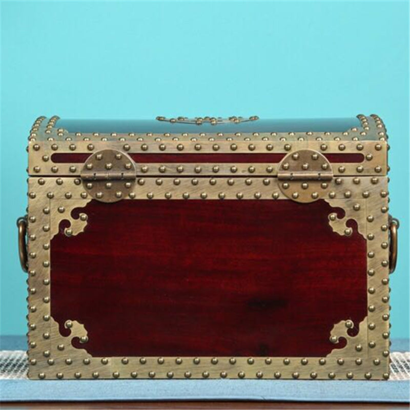 Studded Treasure Chest Jewelry Box