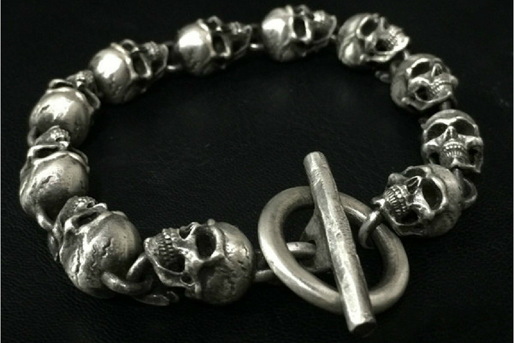 Skull Chain Bracelet - Holy Buyble