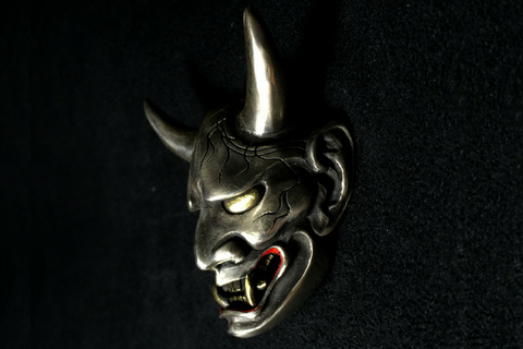 Oni Demon Sucker Silver Bracelet