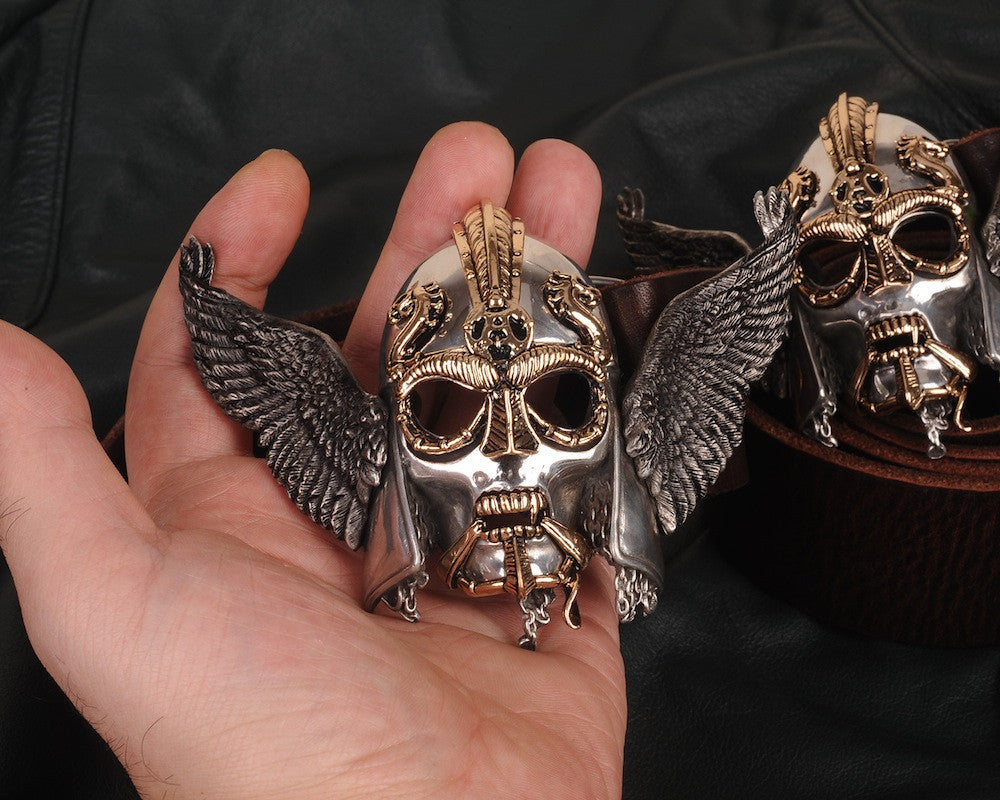 Gothic Viking Warrior Genuine Leather Belt - Holy Buyble
