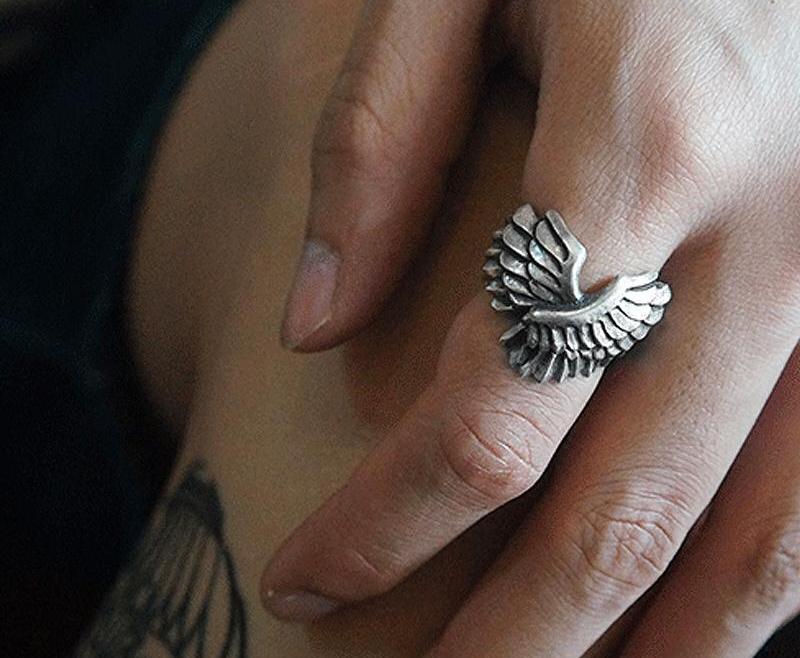 Wings of Freedom Ring - Holy Buyble