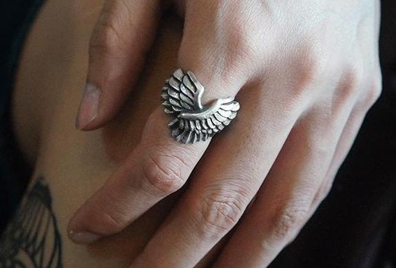 Wings of Freedom Ring - Holy Buyble