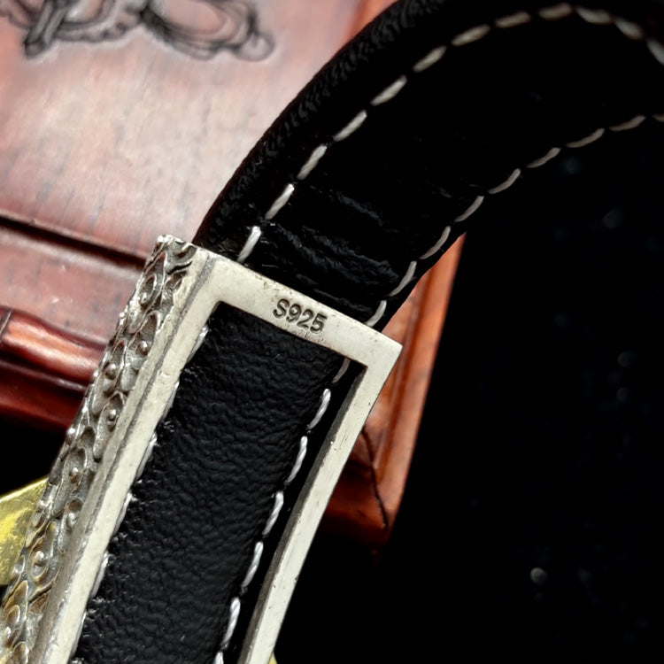 Four Symbols Spinning Yin Yang Wheel Leather Bracelet - Holy Buyble