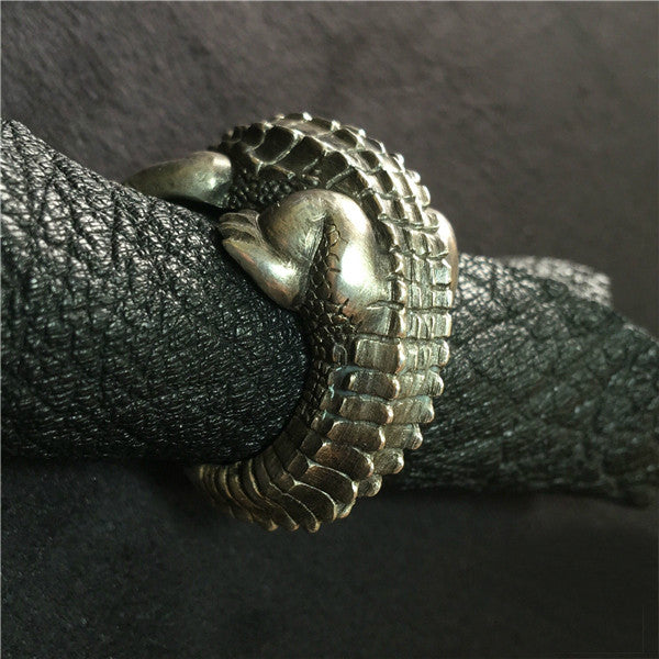 Crocodile Silver Ring - Holy Buyble