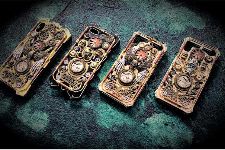 Custom Made Steampunk Skull Phone Case - Holy Buyble