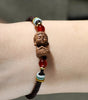 Little Buddha Gemstone Cord Bracelet