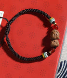 Little Buddha Gemstone Cord Bracelet
