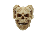 Satan Horned Skull Pendant Necklace