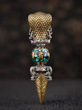Vajra Cobra Snake Buddha Prayer Pendant Necklace