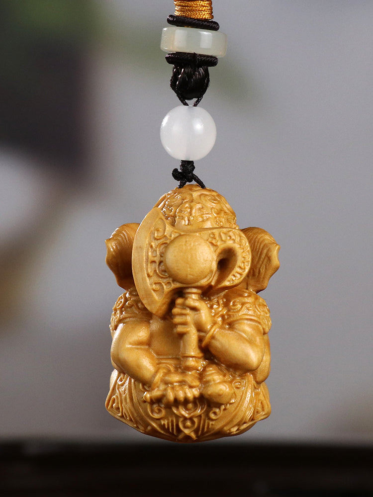 Ganesha Elephant God Pendant Necklace