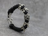 Satan Horned Skull Skeleton Paracord Bracelet