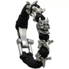 Satan Horned Skull Skeleton Paracord Bracelet