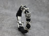 Satan Horned Skull Skeleton Paracord Bracelet