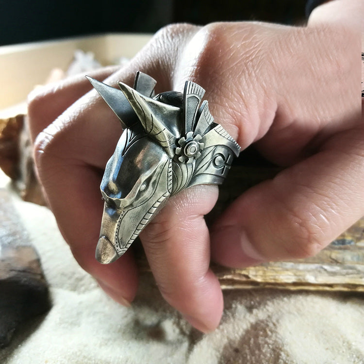 Majestic Anubis Ring - Holy Buyble