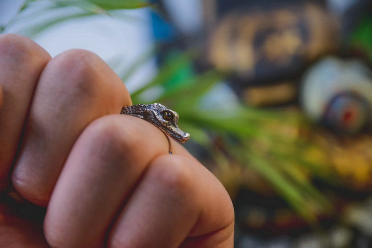 Baby Alligator Ring - Holy Buyble