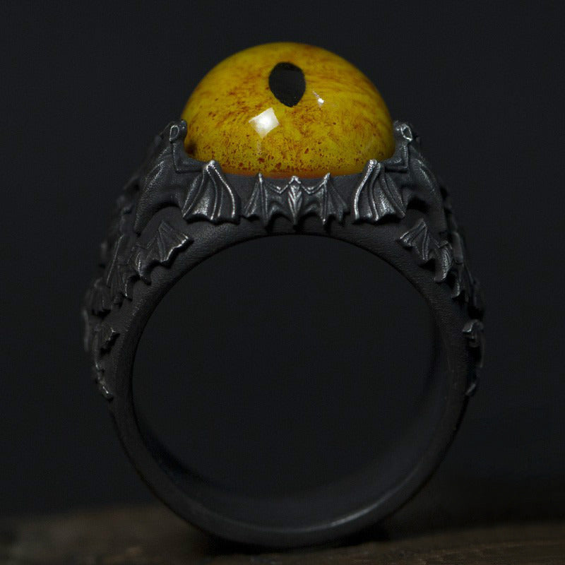 Bats of Evil Eye Ring - Holy Buyble