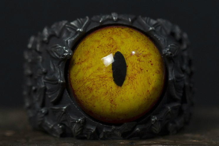 Bats of Evil Eye Ring - Holy Buyble