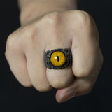 Bats of Evil Eye Ring - Holy Buyble