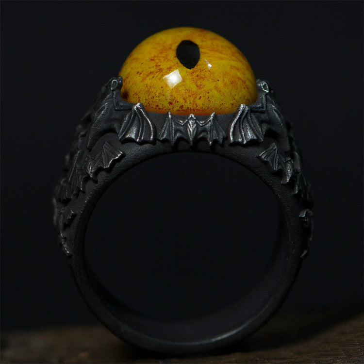 Bats of Evil Eye Ring - Holy Buyble