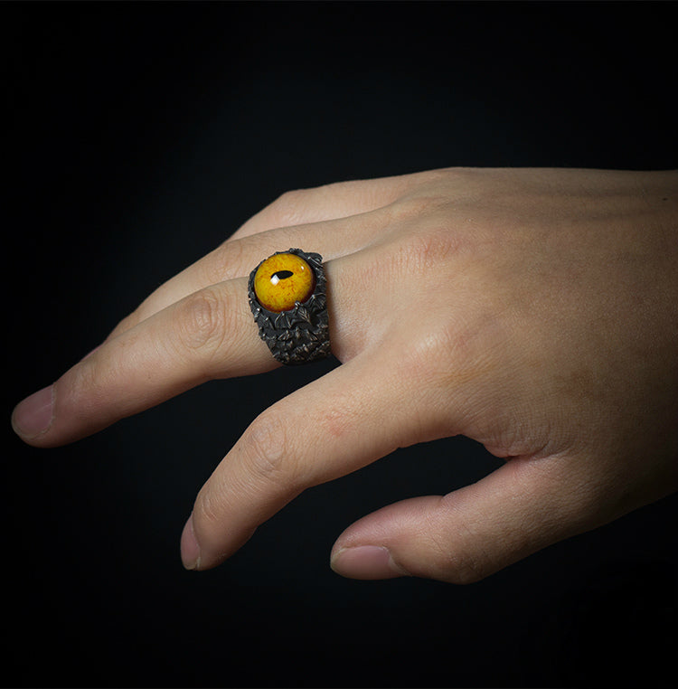 Bats of Evil Eye Ring - Holy Buyble