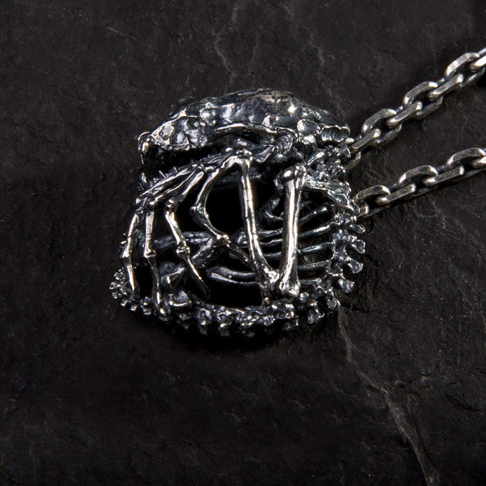 Bat Skeleton Necklace - Holy Buyble